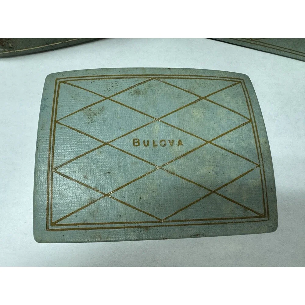 Lot of 3 Vintage Bulova Watch Boxes Empty Boxes